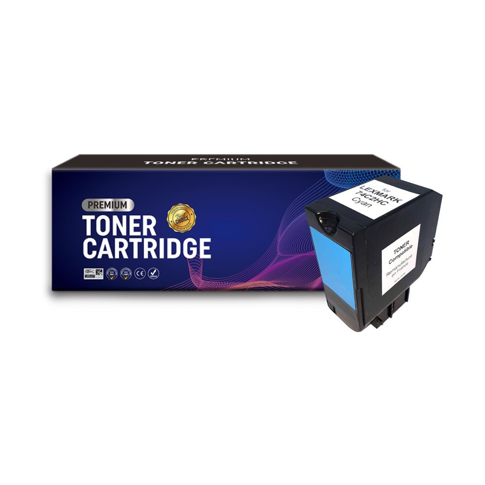 Cartouche de toner Compatible Lexmark 74C2HC0 Cyan 12000pages - KERA FRANCE Cartouche de toner Compatible Lexmark 74C2HC0 Cyan 12000pages - KERA FRANCE